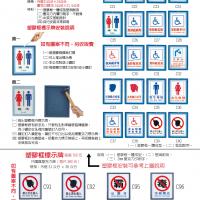 塑膠框各種標示牌